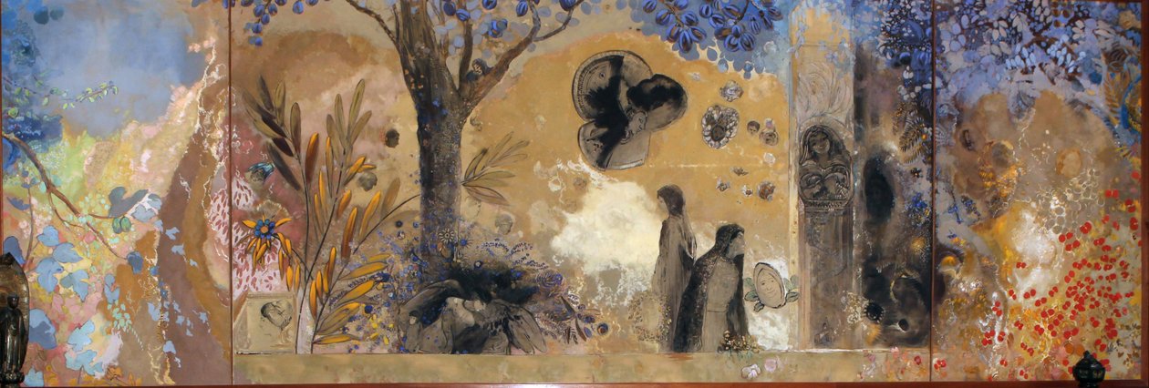 الليل ، 1910-1911. بواسطة Odilon Redon