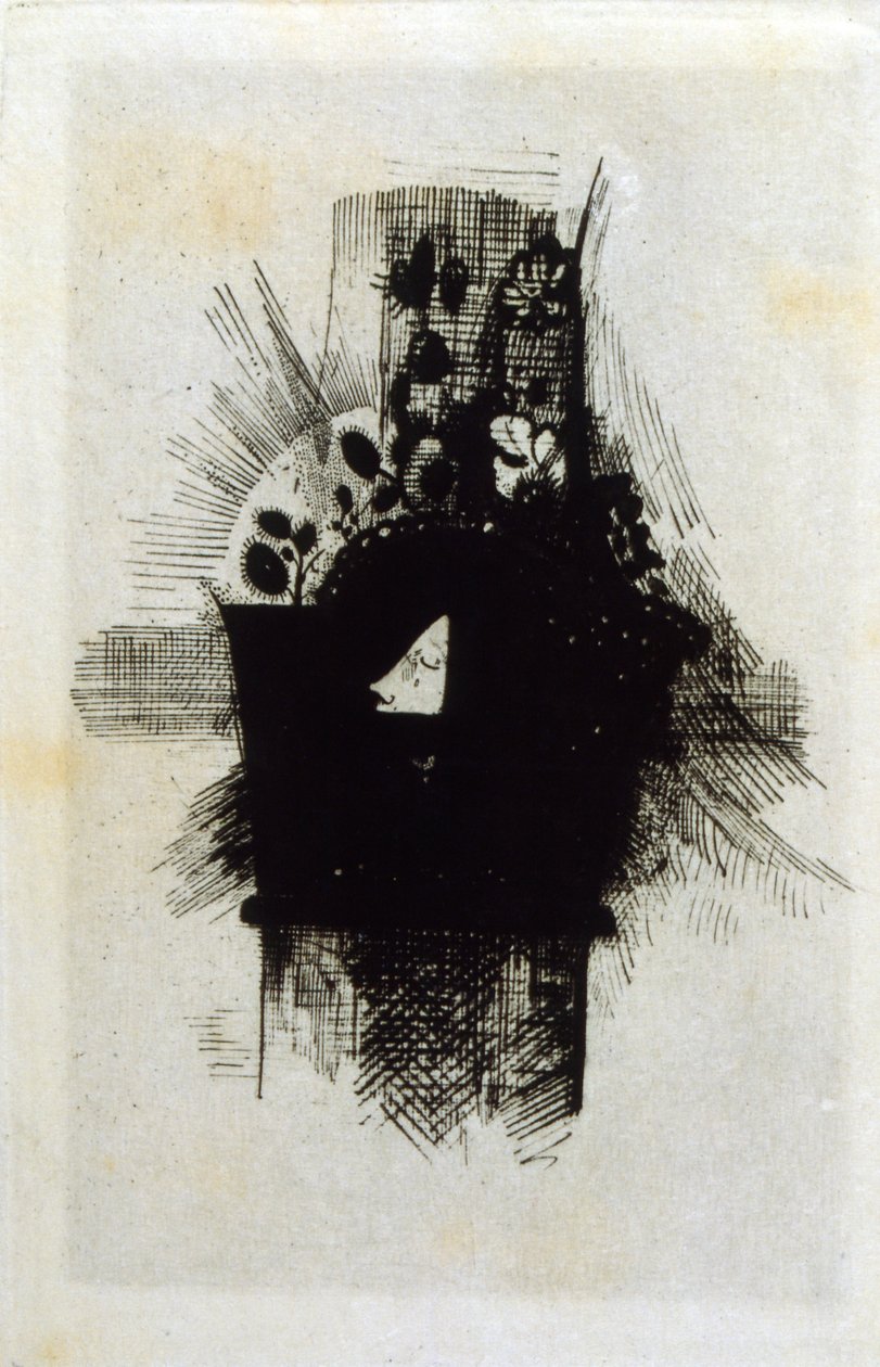 زهور السوء بواسطة Odilon Redon