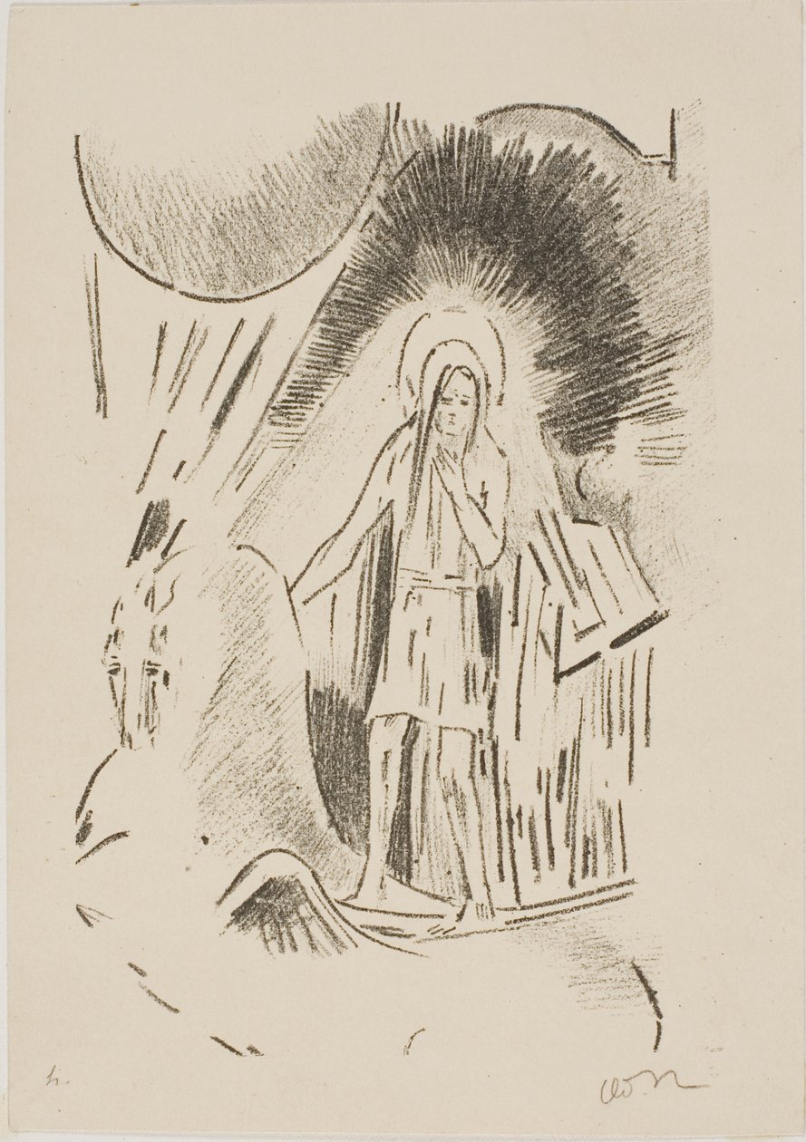 رجل على بيغاسوس بواسطة Odilon Redon