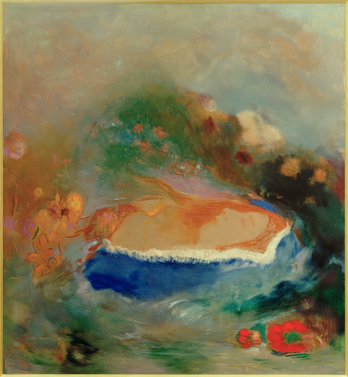 أوفيليا بواسطة Odilon Redon