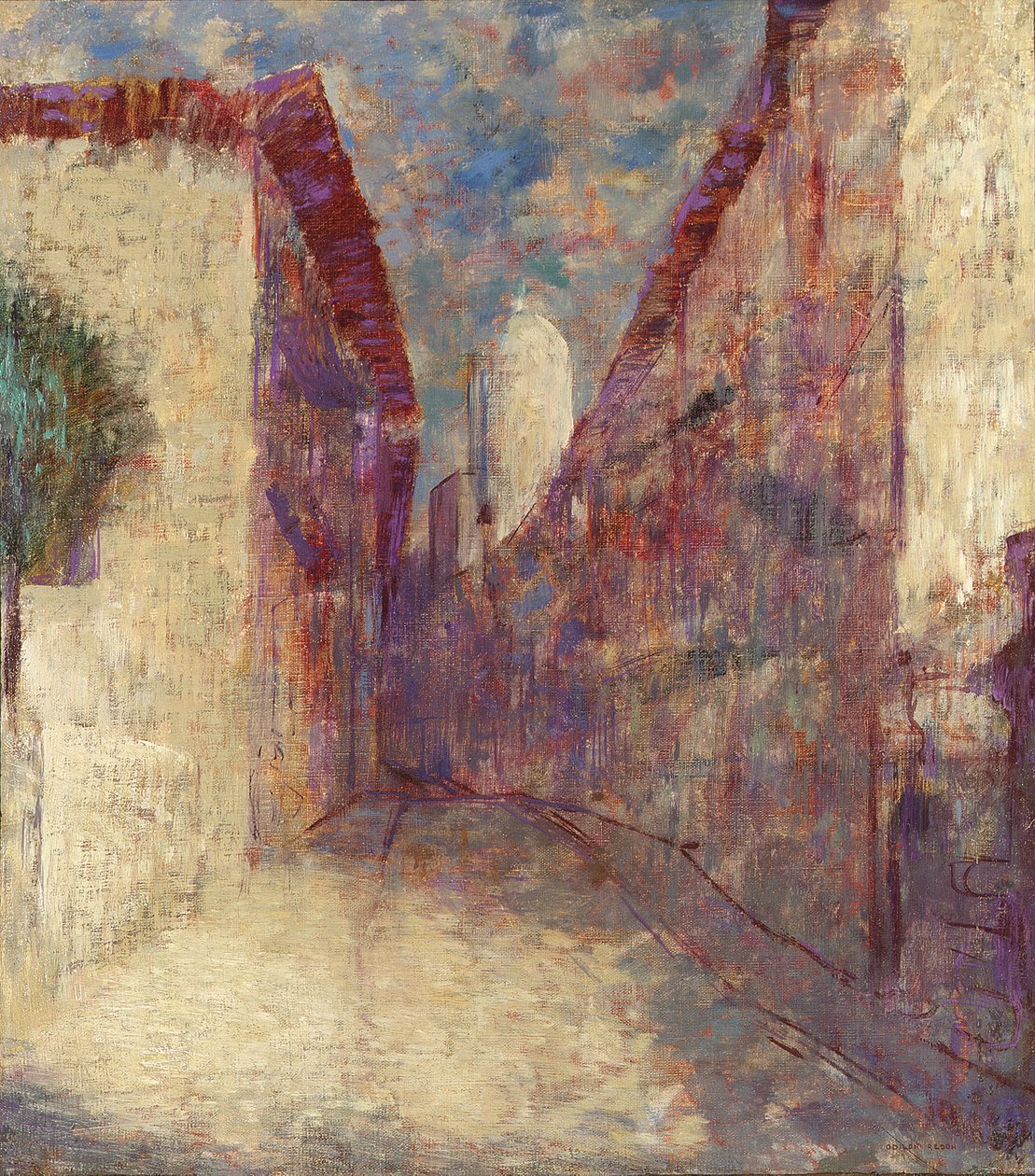 شارع في فونتارابي بواسطة Odilon Redon