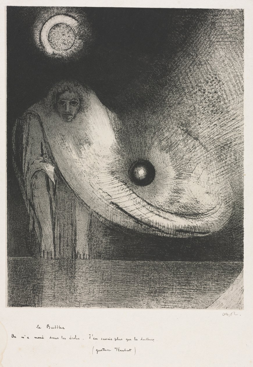 بوذا ، 1895. بواسطة Odilon Redon