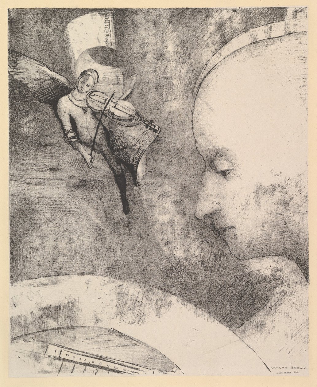 الفن السماوي ، 1894. بواسطة Odilon Redon