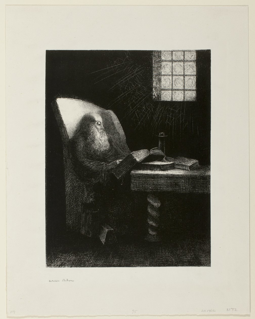 القارئ بواسطة Odilon Redon