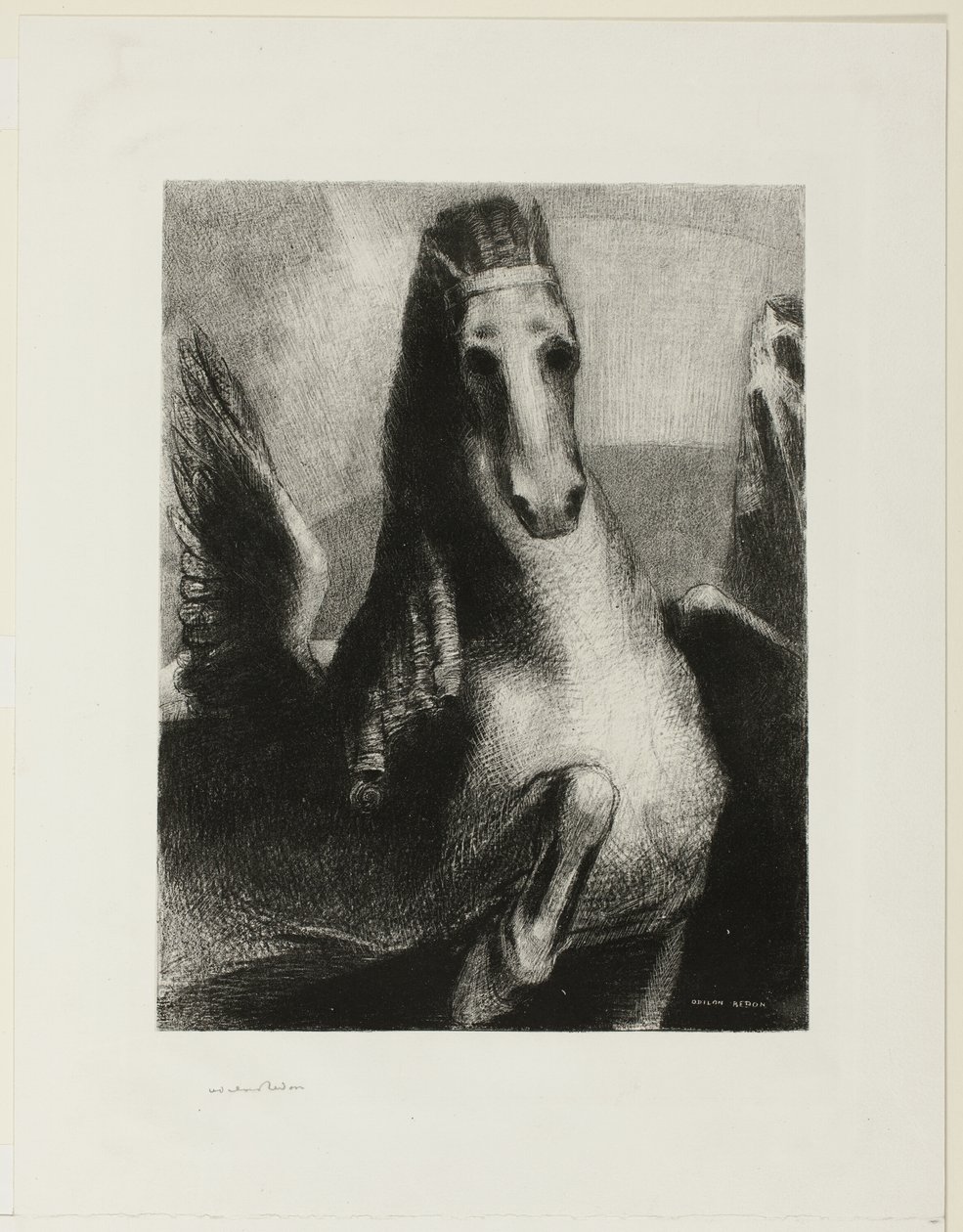 الجناح بواسطة Odilon Redon
