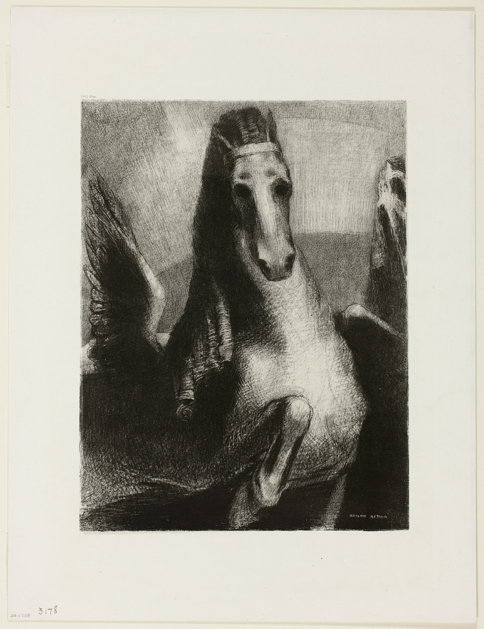 الجناح بواسطة Odilon Redon