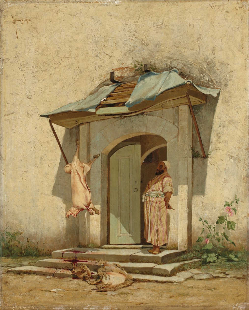 جزار عثماني ، 1878 بواسطة عثمان حمدي بك