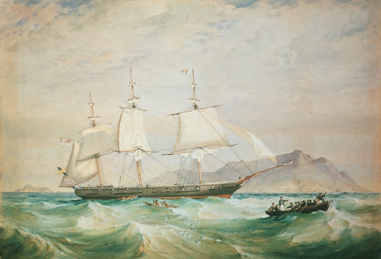 HMS Hornet ، 1861 بواسطة أوزوالد والترز بريرلي
