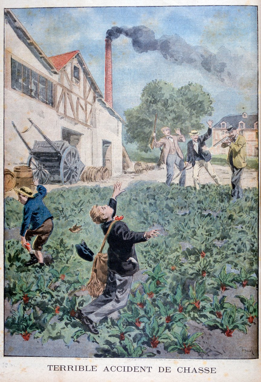 حادث صيد 1900 بواسطة أوزوالدو توفاني