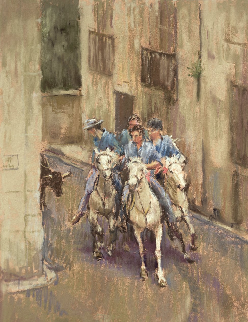 The Bull Run in Soubes بواسطة بات ماكلورين