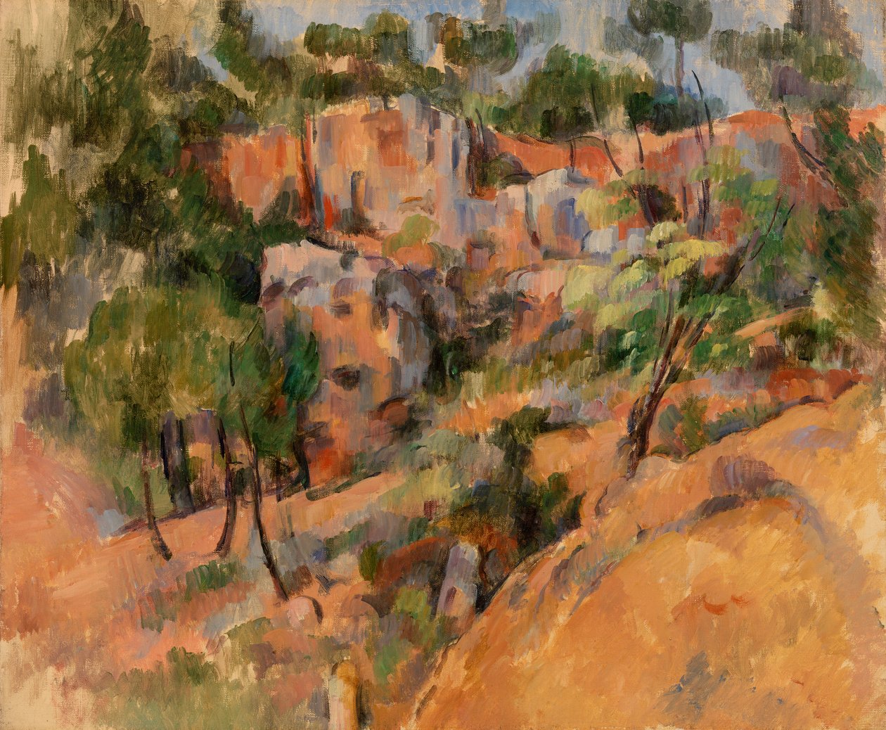 شرب ، 1894-95 بواسطة بول سيزان