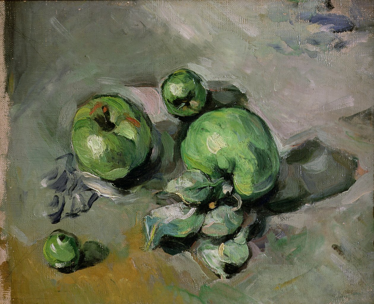 التفاح الأخضر ، 1872-73 بواسطة بول سيزان