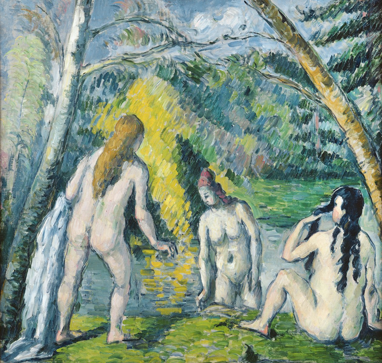 The Three Bathers ، c.1879-82 بواسطة بول سيزان