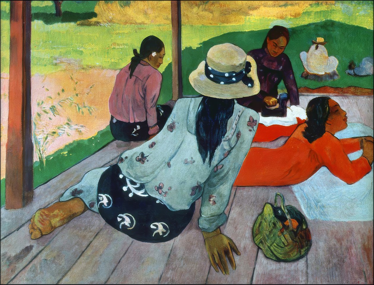 تاهيتي: Siesta ، Paul Gauguin (c.1893) بواسطة بول غوغان
