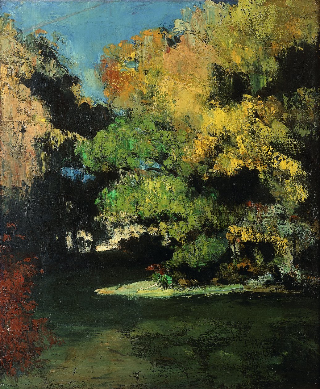 The Glade ، c.1867 بواسطة بول سيزان