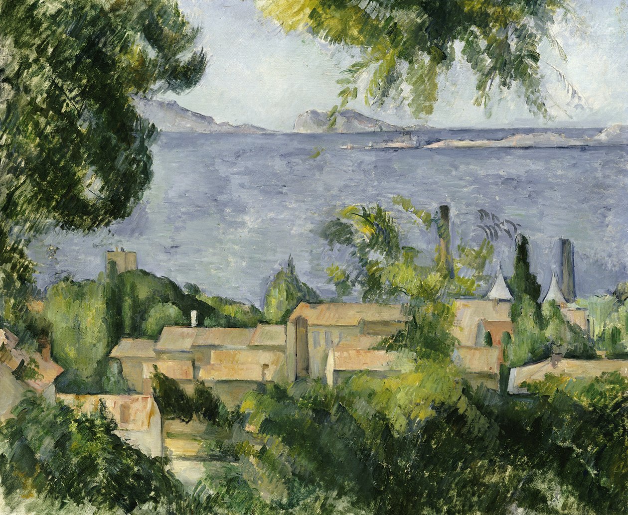 أسطح l "Estaque ، 1883-85 بواسطة بول سيزان
