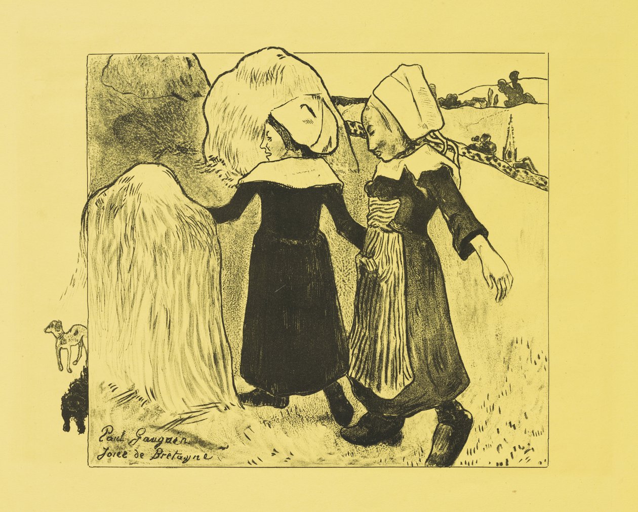 أفراح بريتاني ، 1889 بواسطة بول غوغان
