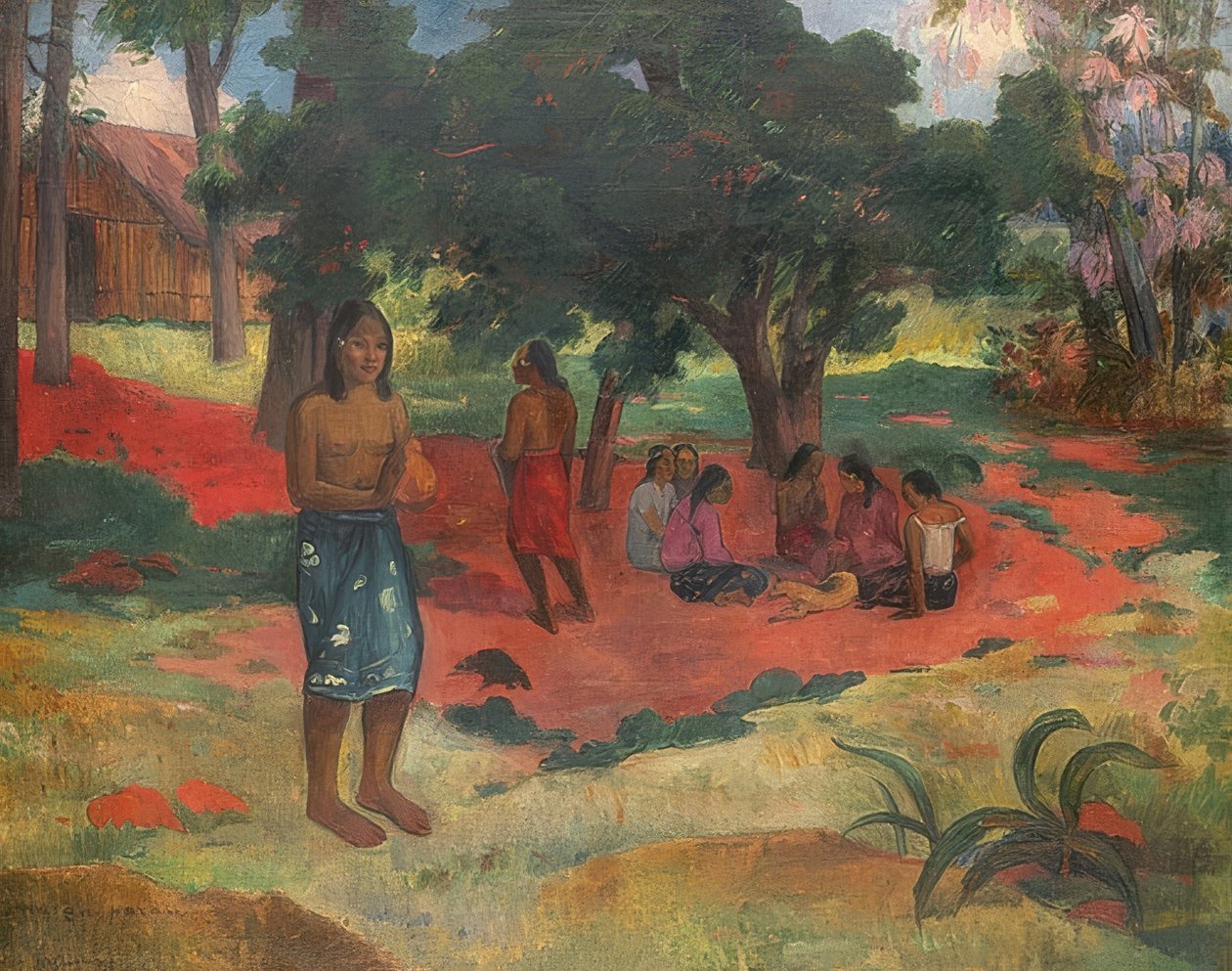 Parau Parau (كلمات هامسة). 1892 بواسطة بول غوغان