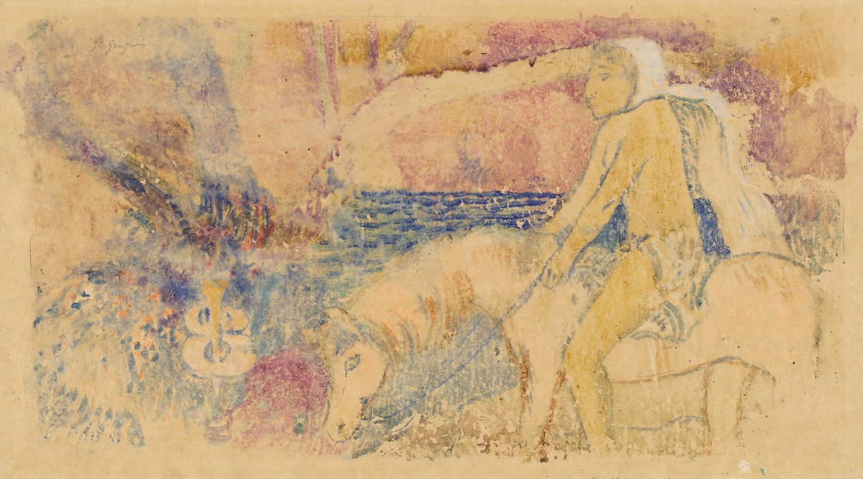 المهر ، ج. 1902. بواسطة بول غوغان