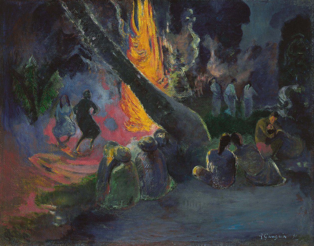 Upa upa The Fire Dance ، 1891. بواسطة بول غوغان