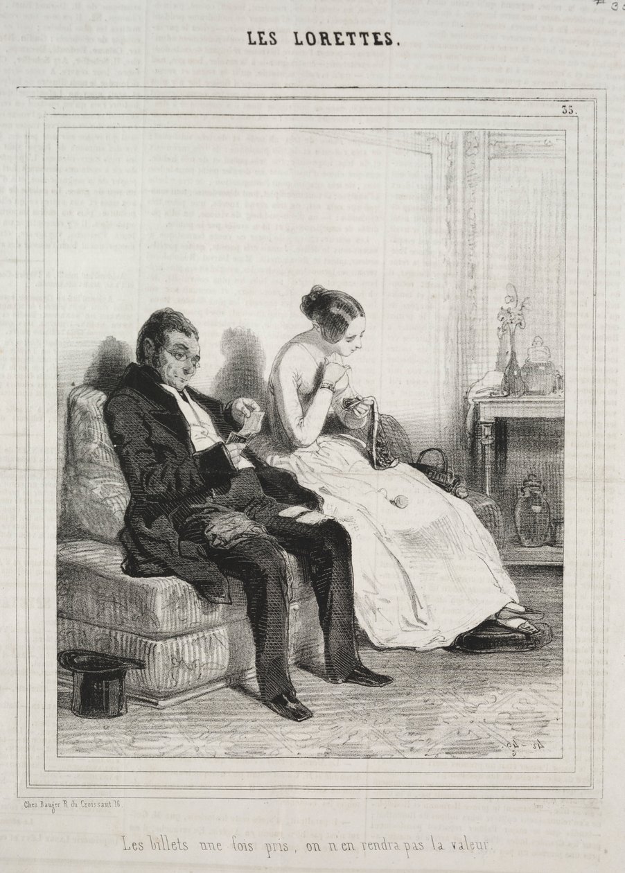 لي لوريتس ، 1842. بواسطة بول جافارني