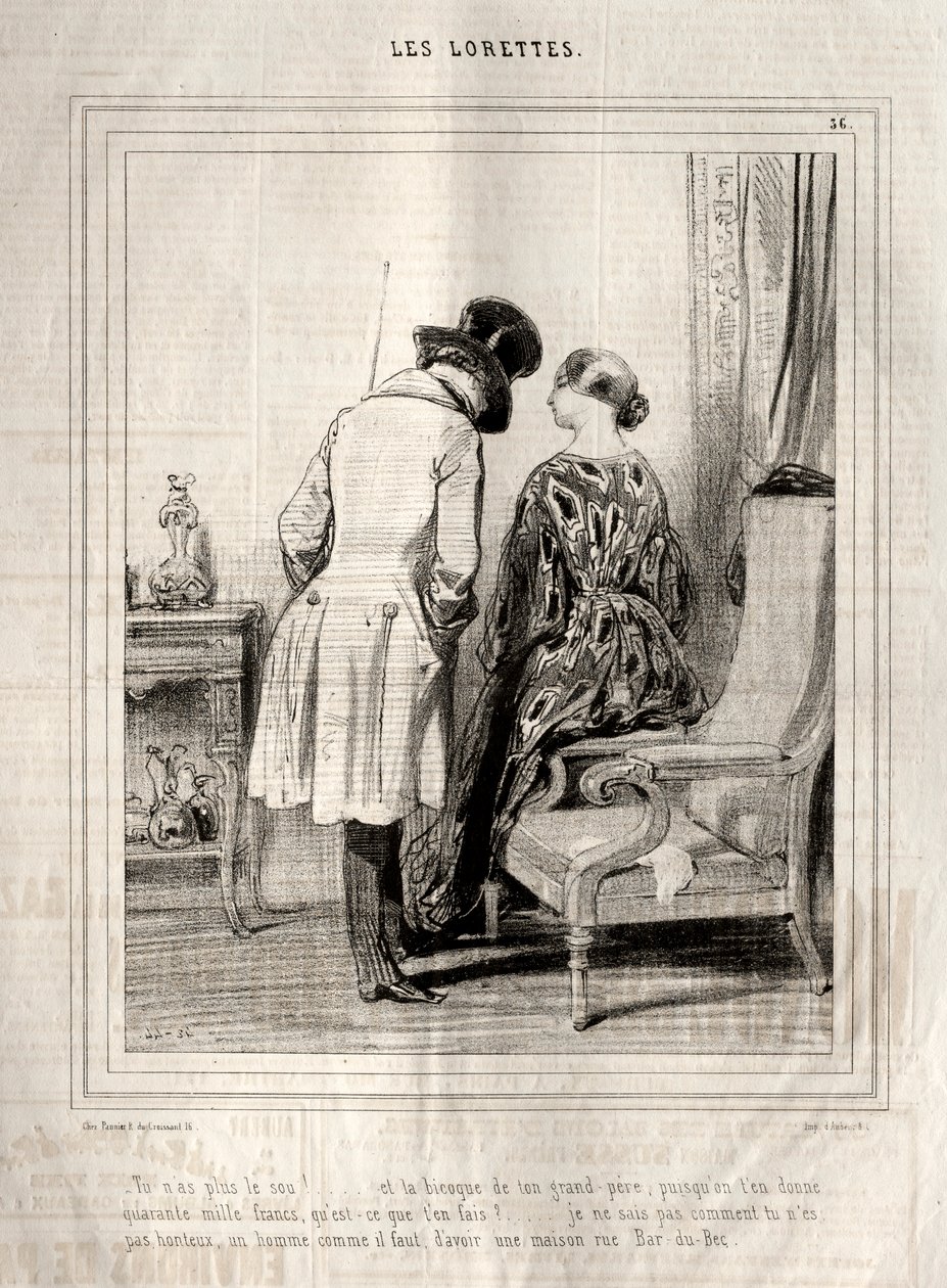 لي لوريتس ، 1842. بواسطة بول جافارني