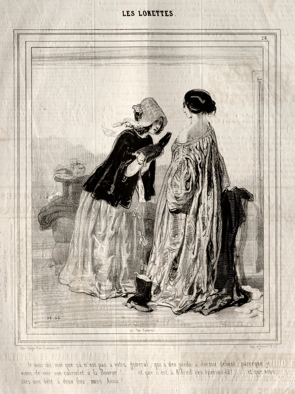 لي لوريتس ، 1842. بواسطة بول جافارني