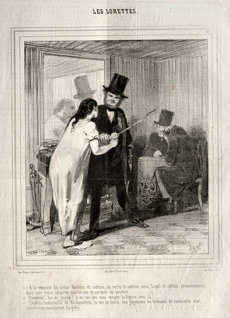 لي لوريتس ، 1842. بواسطة بول جافارني