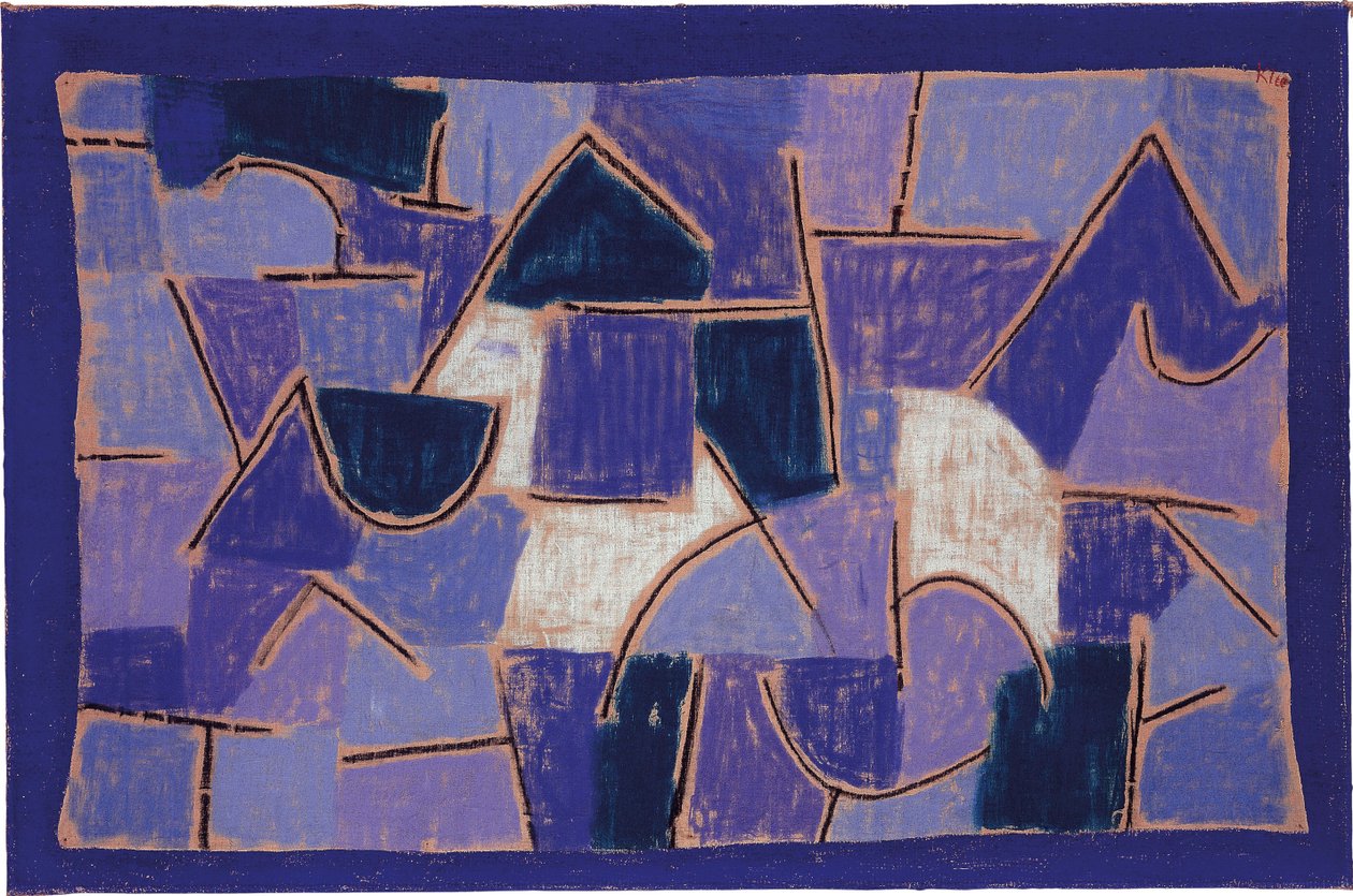 ليلة زرقاء ، 1932. بواسطة بول كلي
