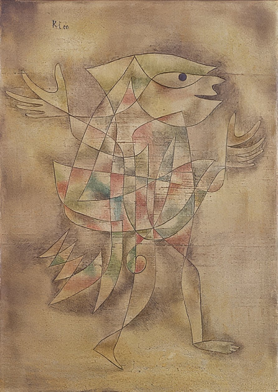 نار في نشوة. 1929 بواسطة بول كلي