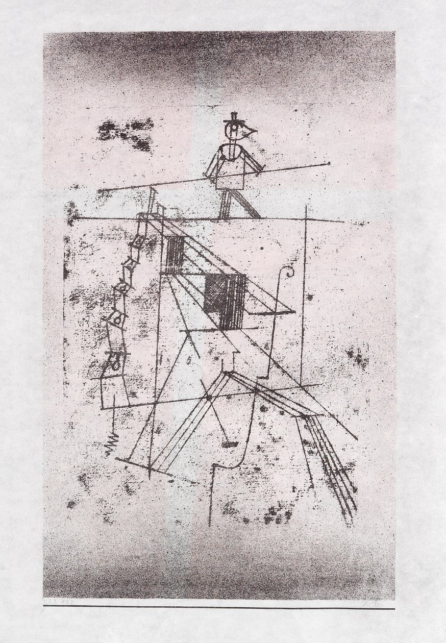 حبل مشدود ووكر ، 1923. بواسطة بول كلي