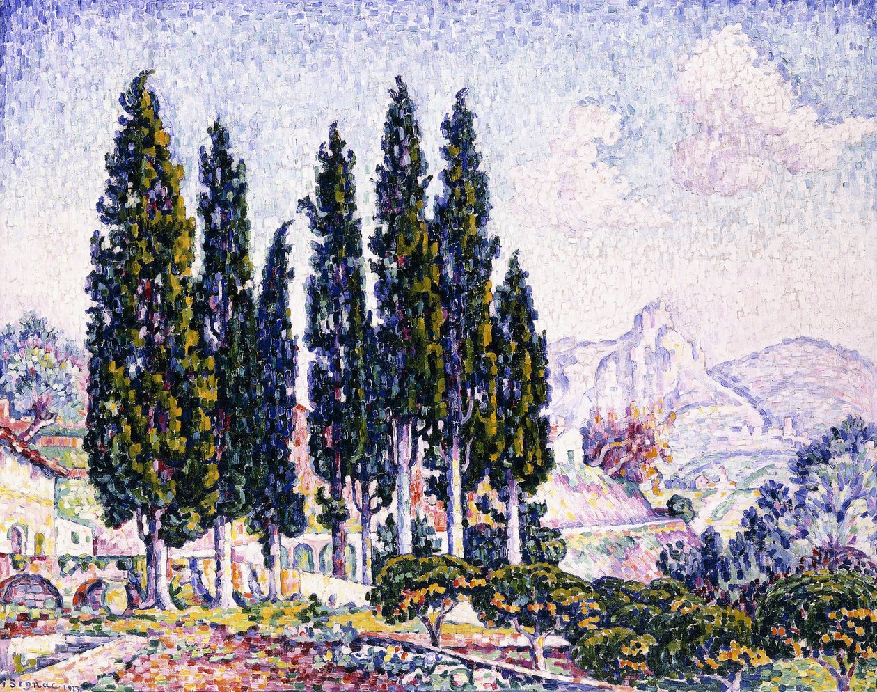 حديقة في سان بول ، 1923 بواسطة بول سينياك