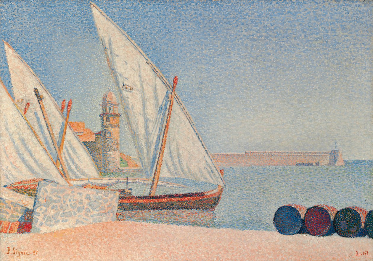 كوليور ، Les Balancelles ، 1887 بواسطة بول سينياك