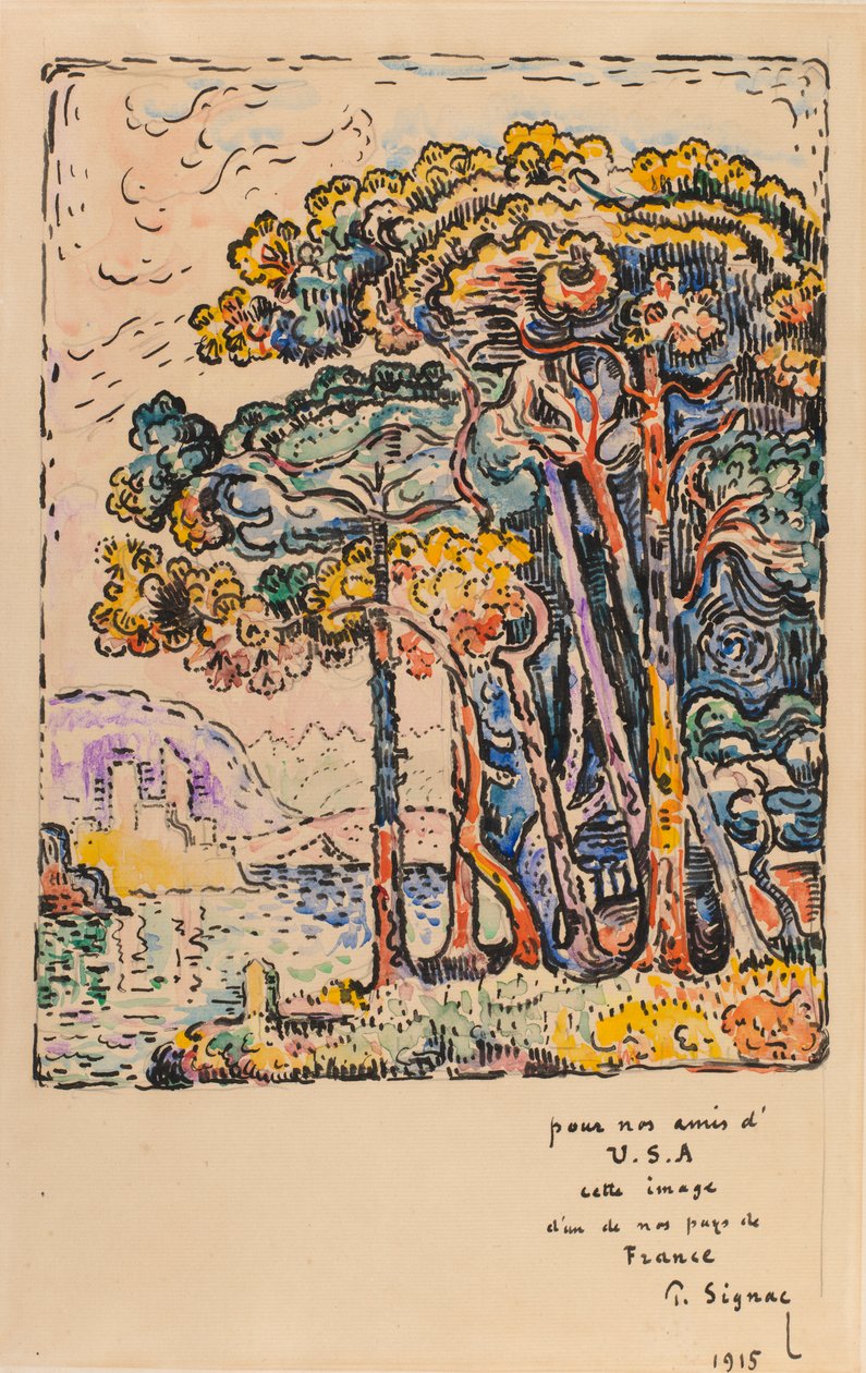 المناظر الطبيعية ، 1915. بواسطة بول سينياك
