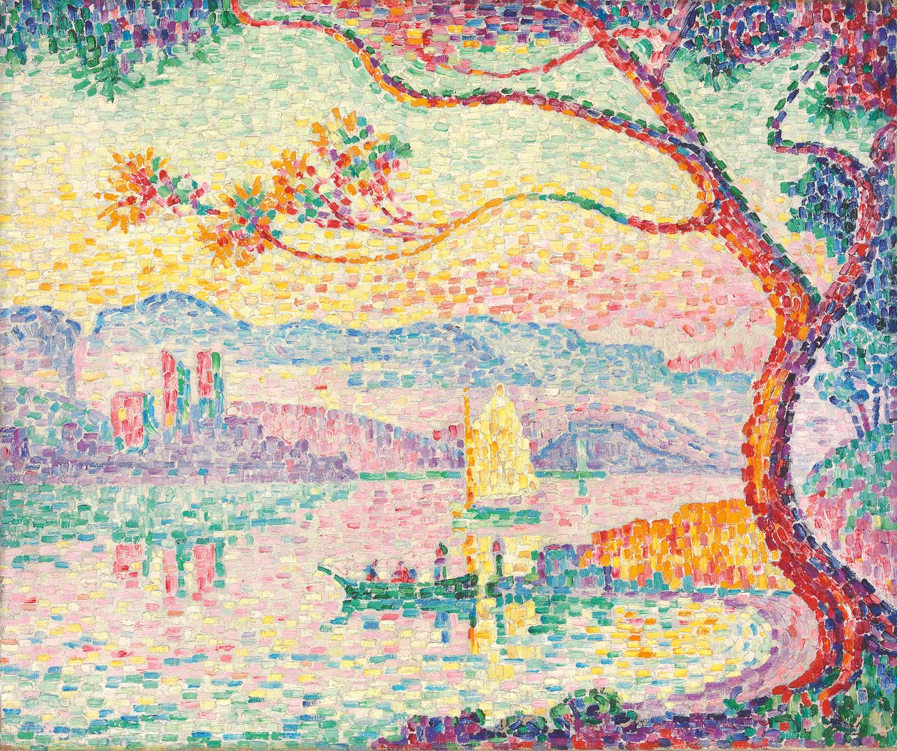 ميناء أنتيبس ، 1917 بواسطة بول سينياك