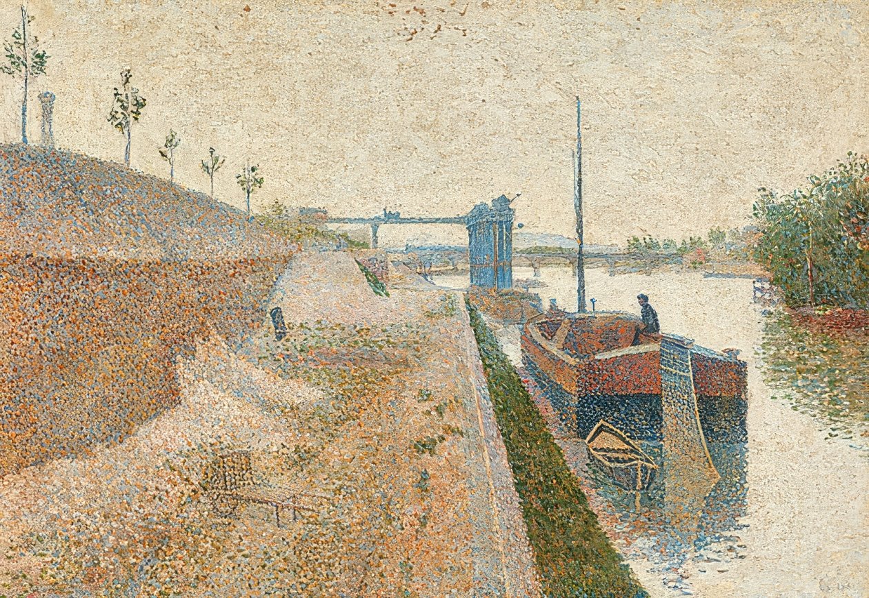 Quai de Clichy. 1887 بواسطة بول سينياك