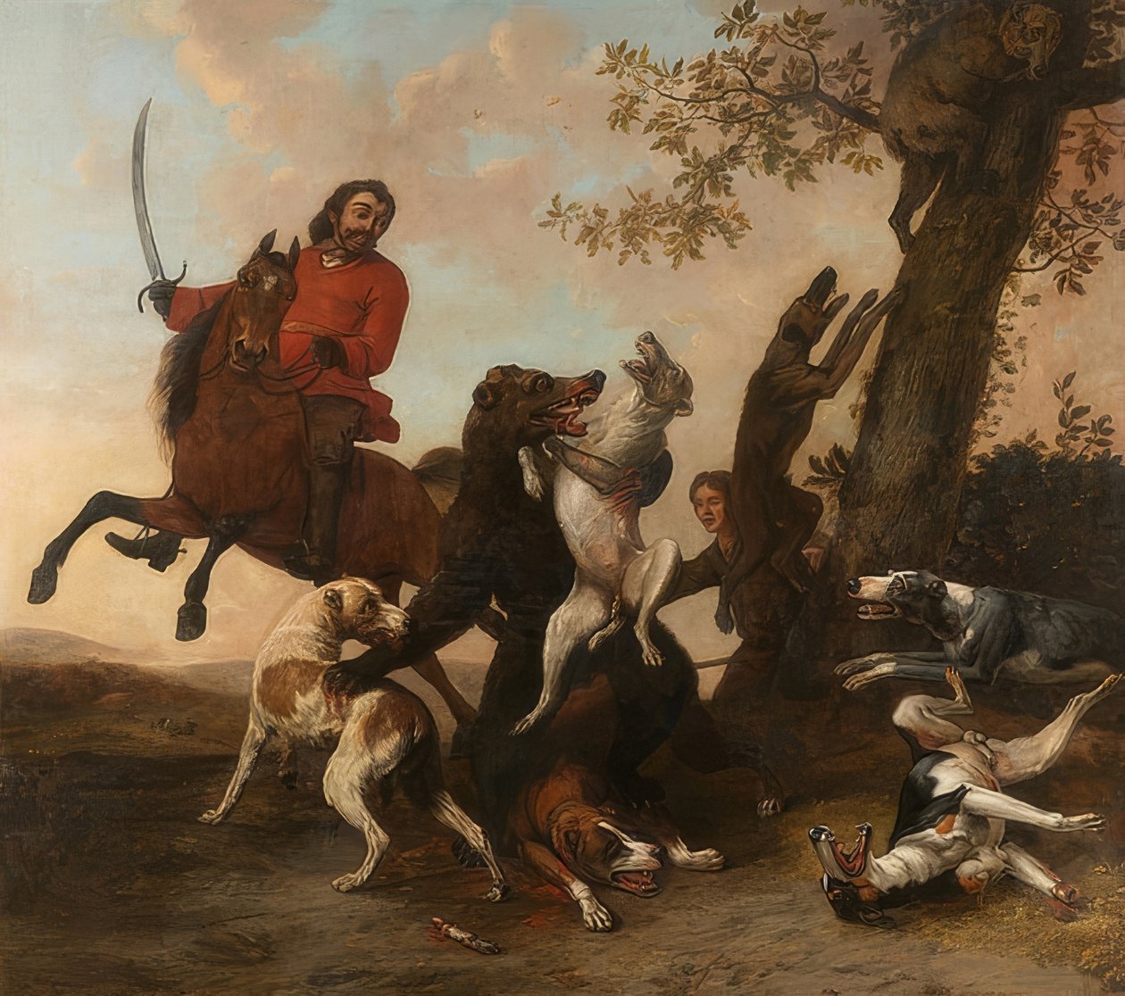Bärenjagd. 1649 بواسطة بول بوتر