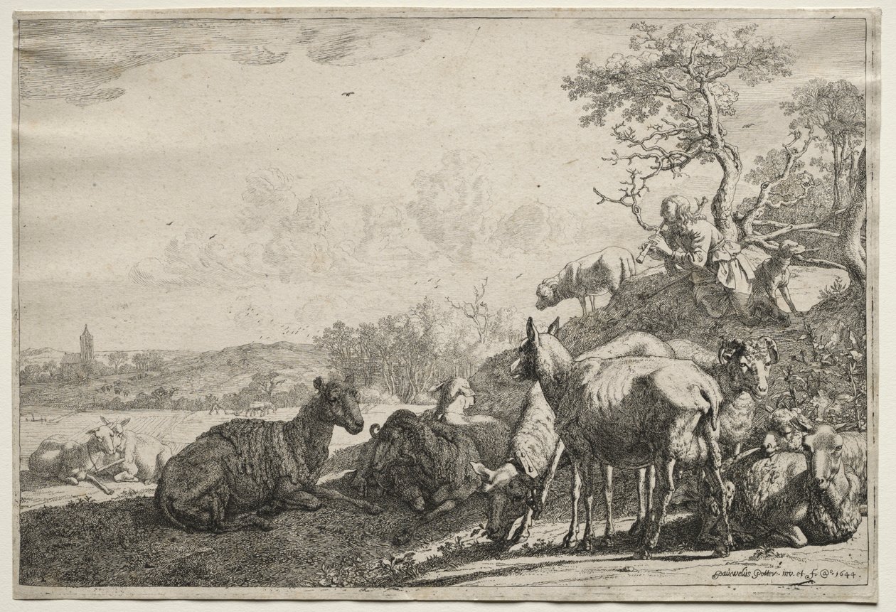 الراعي ، 1644. بواسطة بول بوتر