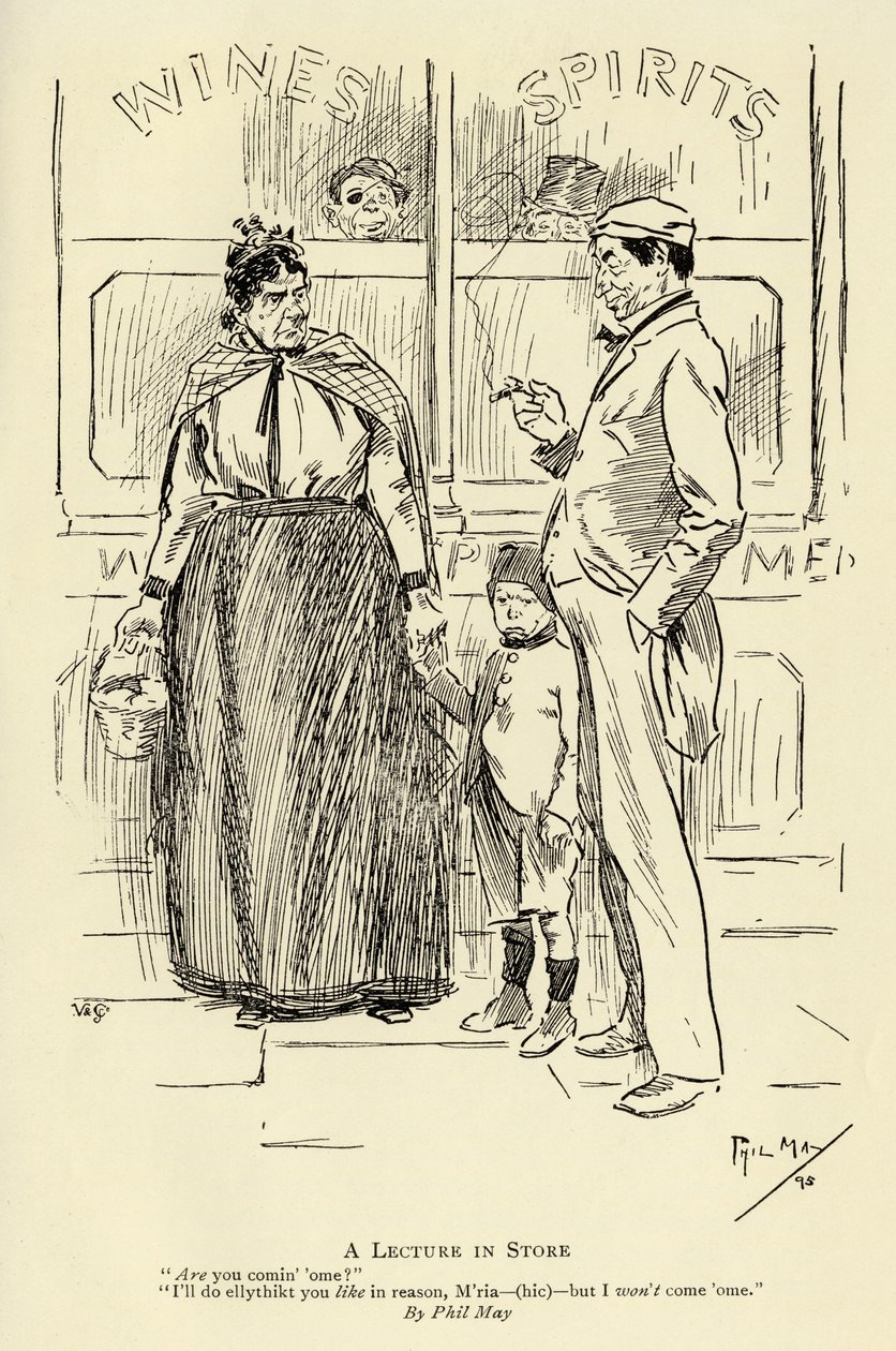 محاضرة في المتجر ، 1895 بواسطة فيل ماي