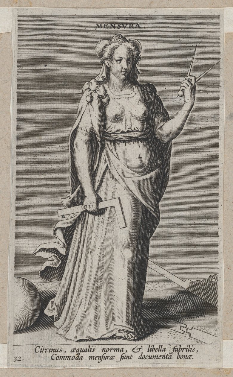 المقياس ، من بروسوبوجرافيا ، كاليفورنيا. 1585-90. ، كاليفورنيا. 1585-90. بواسطة فيليب جالي