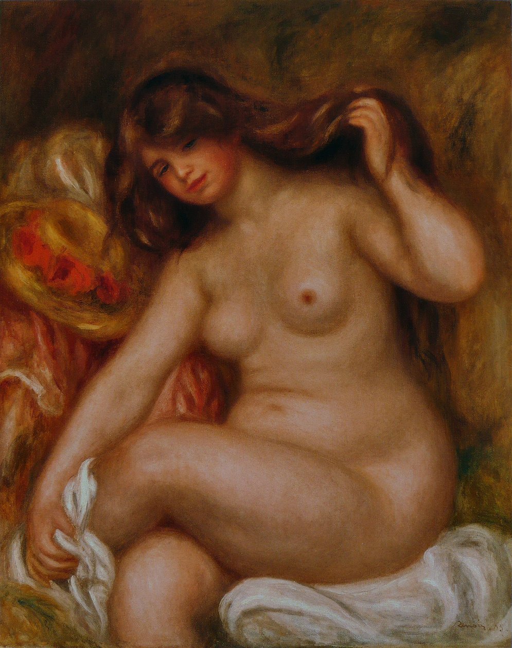 Baigneuse بواسطة بيير أوغست رينوار
