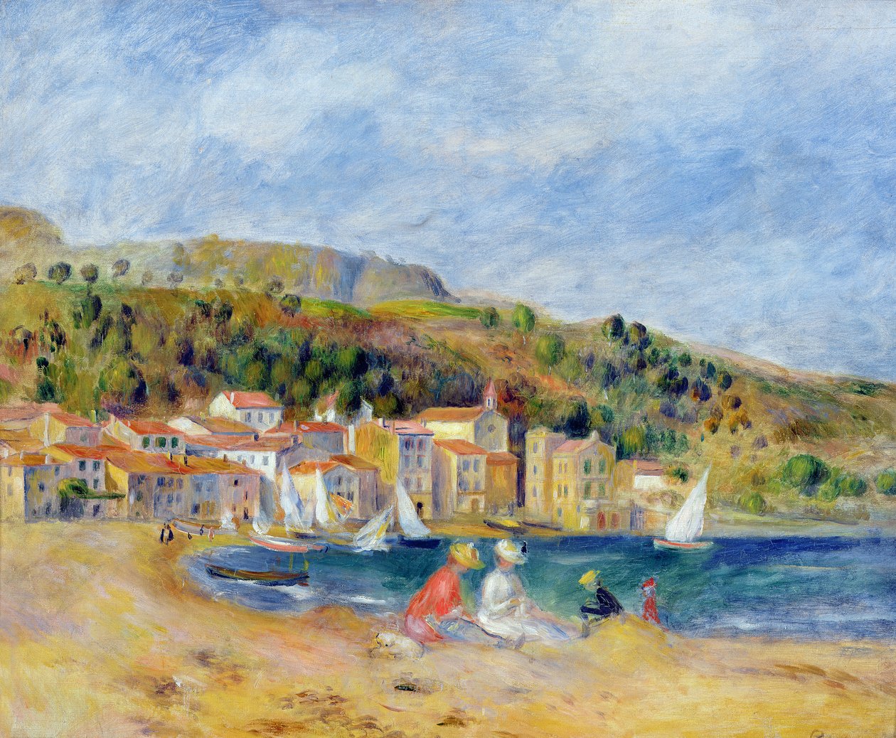 Le Lavandou بواسطة بيير أوغست رينوار