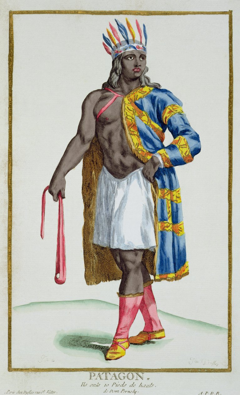رجل باتاغوني ، 1780 بواسطة بيير دوفلوس