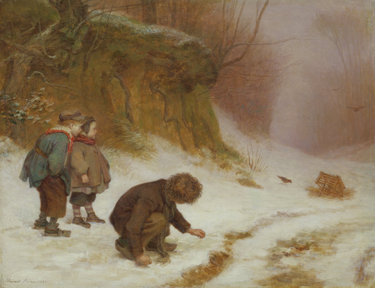 The Birdcatcher ، 1869 بواسطة بيير إدوارد فرير