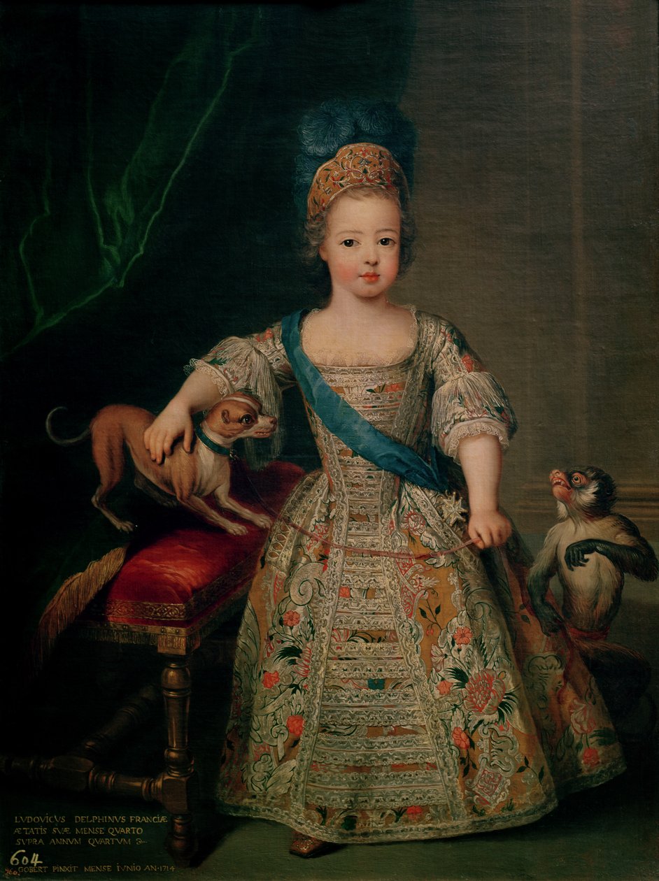لويس الخامس عشر (1710-1774) عندما كان طفلاً ، 1714 بواسطة بيير جوبيرت