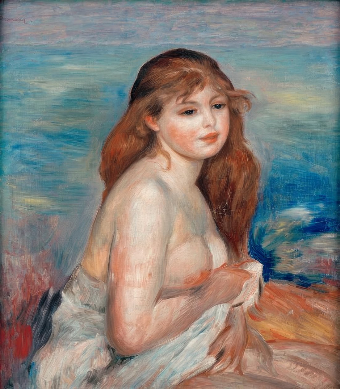 Baigneuse بواسطة بيير أوغست رينوار