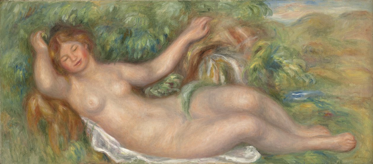 مستلق عاري لا سورس ، 1902 بواسطة بيير أوغست رينوار
