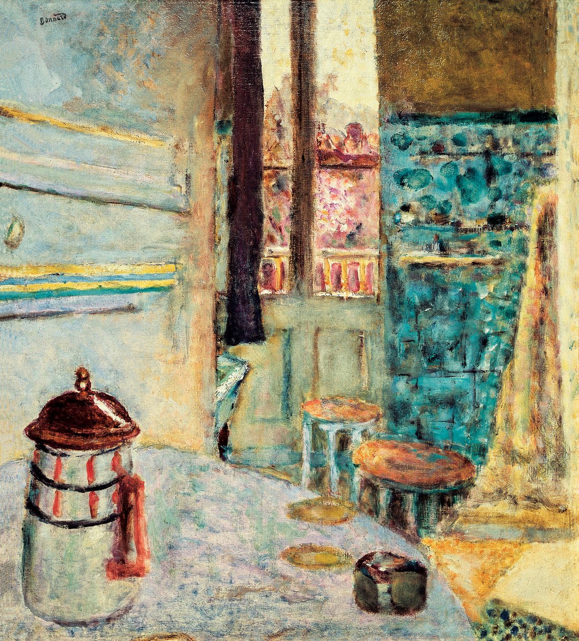 في ماكينات صنع القهوة ، 1937 بواسطة بيير بونارد