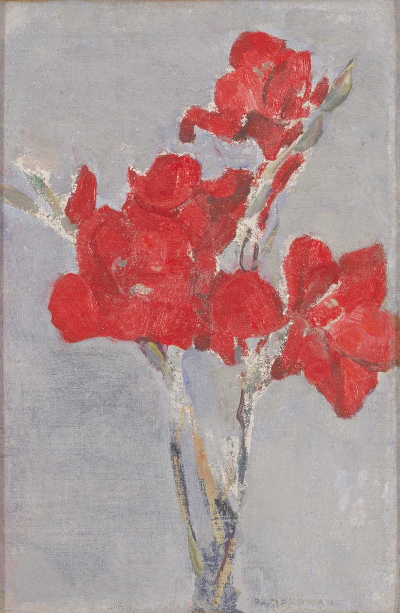 Red Gladioli ، ج 1906 بواسطة بيت موندريان