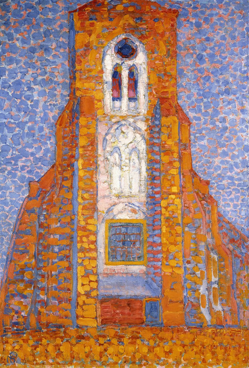 كنيسة Eglise de Zoutelande بواسطة بيت موندريان